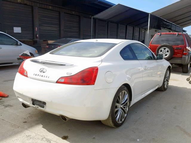 JN1CV6EK5CM424642 - 2012 INFINITI G37 BASE WHITE photo 4