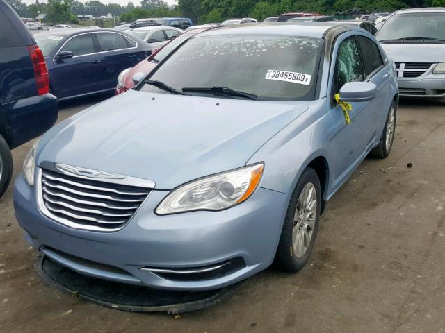 1C3CCBAB7CN167189 - 2012 CHRYSLER 200 LX BLACK photo 2