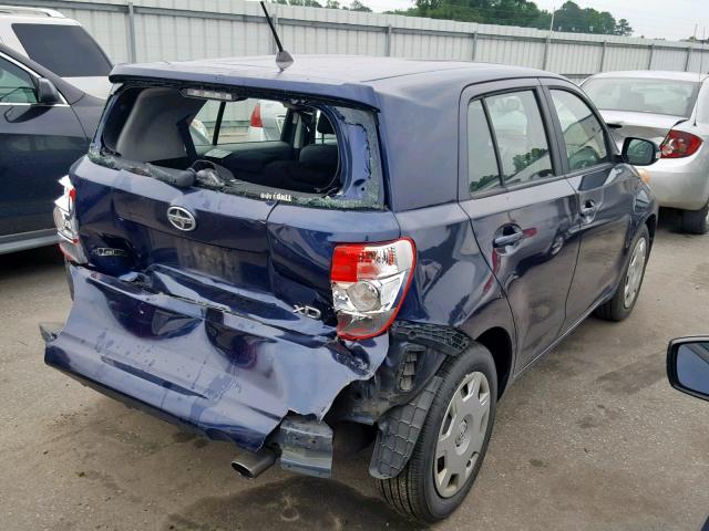 JTKKU4B40AJ051720 - 2010 TOYOTA SCION XD BLUE photo 4