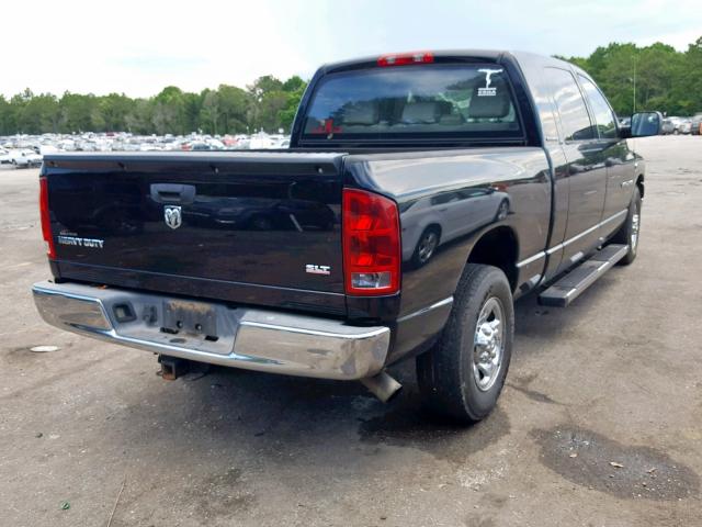 3D7KR29C76G159874 - 2006 DODGE RAM 2500 BLACK photo 4