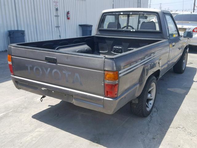 JT4RN50R7J0361098 - 1988 TOYOTA PICKUP 1/2 GRAY photo 4