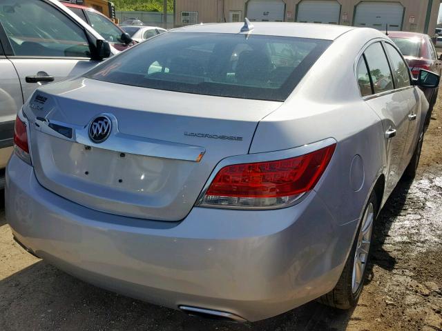 1G4GC5E33CF195157 - 2012 BUICK LACROSSE SILVER photo 4