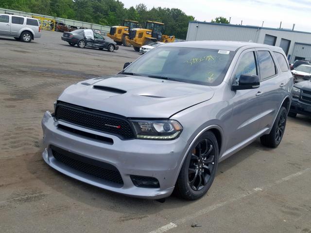 1C4RDJDG3KC634056 - 2019 DODGE DURANGO GT SILVER photo 2