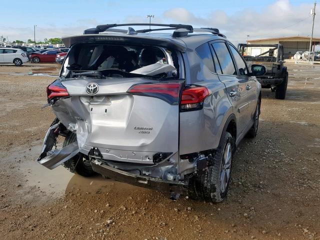 2T3DFREV1JW701524 - 2018 TOYOTA RAV4 LIMIT SILVER photo 4