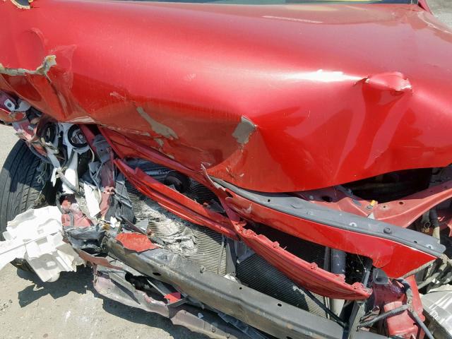 4T1BE46K97U181432 - 2007 TOYOTA CAMRY NEW RED photo 7