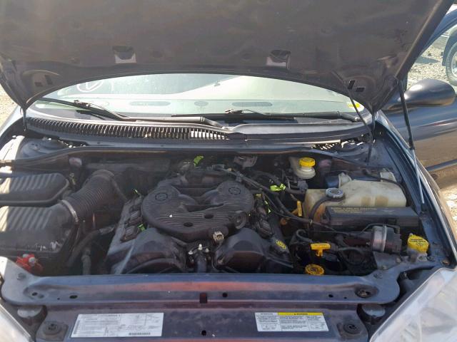 2B3HD46R52H228144 - 2002 DODGE INTREPID S BLUE photo 7