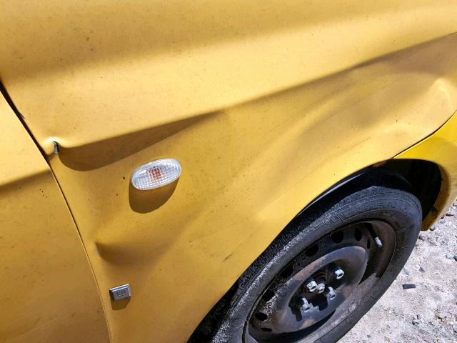 KL1TD56617B174384 - 2007 CHEVROLET AVEO BASE ყვითელი ფოტო 9
