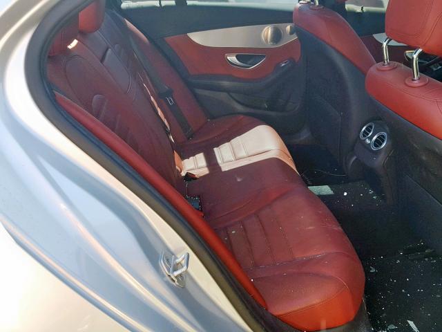 55SWF6EB1GU112578 - 2016 MERCEDES-BENZ C 450 4MAT SILVER photo 6