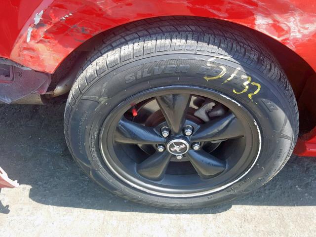 1ZVHT82H885150364 - 2008 FORD MUSTANG GT RED photo 9