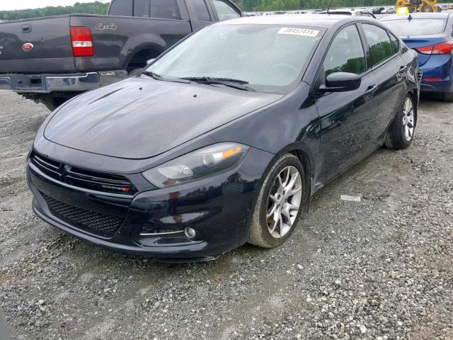 1C3CDFBA8DD315027 - 2013 DODGE DART SXT BLACK photo 2