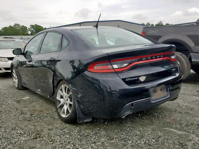 1C3CDFBA8DD315027 - 2013 DODGE DART SXT BLACK photo 3