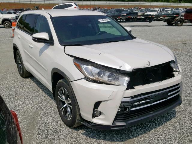 5TDBZRFH7HS423571 - 2017 TOYOTA HIGHLANDER WHITE photo 1