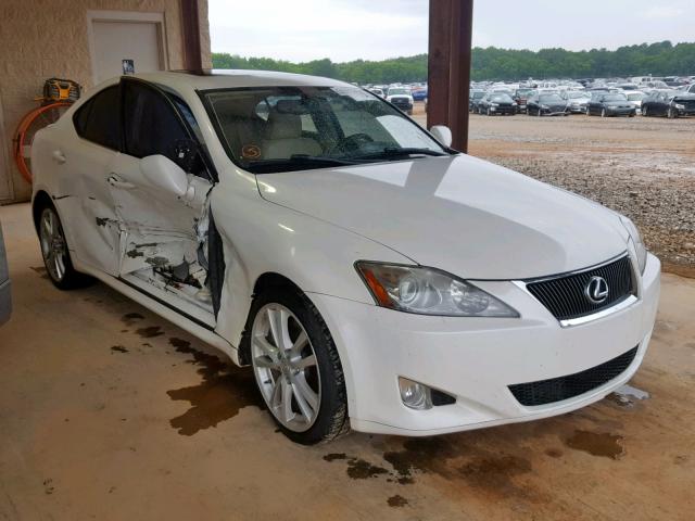 JTHBE262965005531 - 2006 LEXUS IS 350 WHITE photo 1