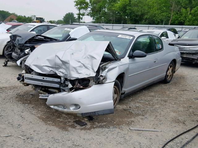 2G1WW12E639197914 - 2003 CHEVROLET MONTE CARL ვერცხლისფერი ფოტო 2