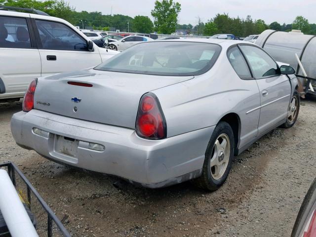 2G1WW12E639197914 - 2003 CHEVROLET MONTE CARL ვერცხლისფერი ფოტო 4