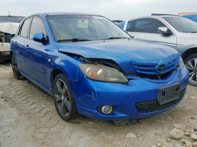 JM1BK143941207712 - 2004 MAZDA 3 HATCHBAC BLUE photo 1