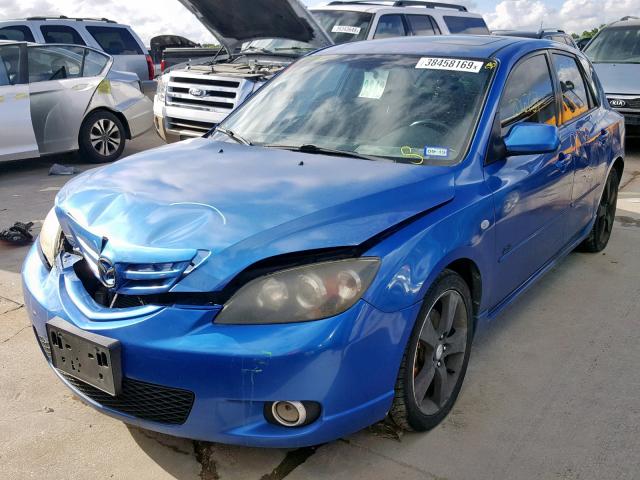 JM1BK143941207712 - 2004 MAZDA 3 HATCHBAC BLUE photo 2