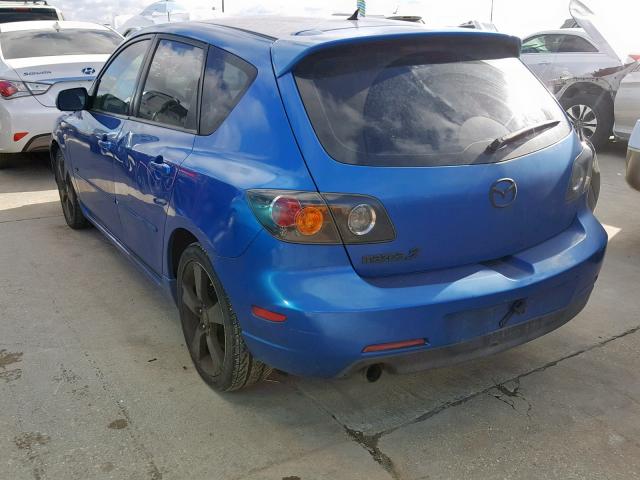 JM1BK143941207712 - 2004 MAZDA 3 HATCHBAC BLUE photo 3