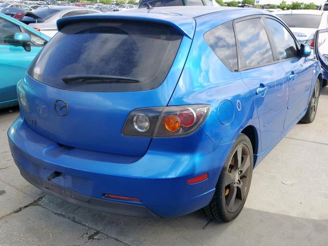 JM1BK143941207712 - 2004 MAZDA 3 HATCHBAC BLUE photo 4