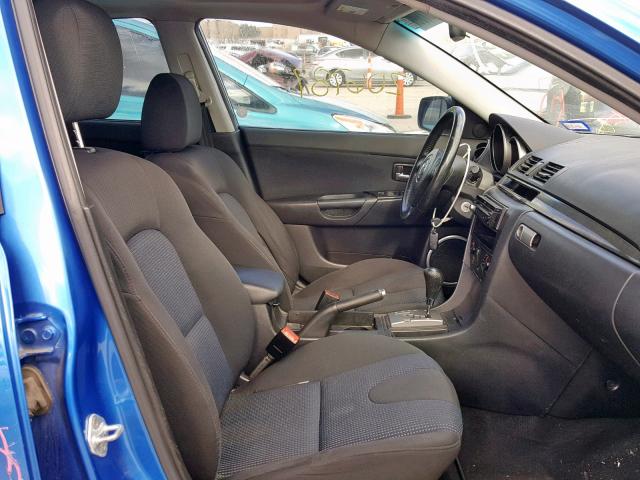 JM1BK143941207712 - 2004 MAZDA 3 HATCHBAC BLUE photo 5