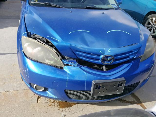 JM1BK143941207712 - 2004 MAZDA 3 HATCHBAC BLUE photo 9