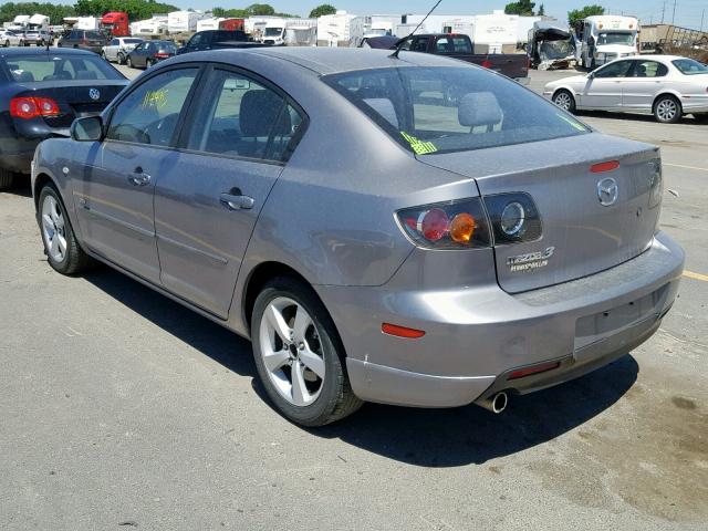 JM1BK323061498117 - 2006 MAZDA 3 S SILVER photo 3