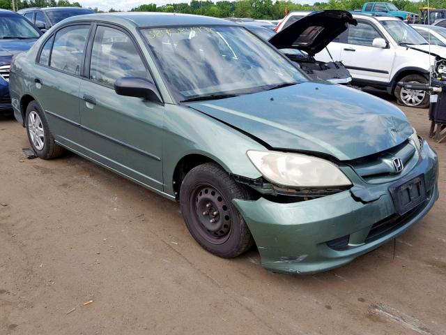 1HGES16364L003658 - 2004 HONDA CIVIC DX V GREEN photo 1