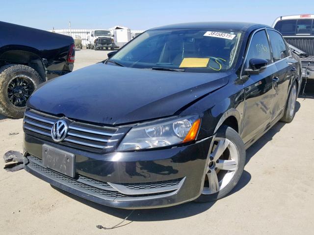 1VWBT7A34EC102129 - 2014 VOLKSWAGEN PASSAT SE BLACK photo 2