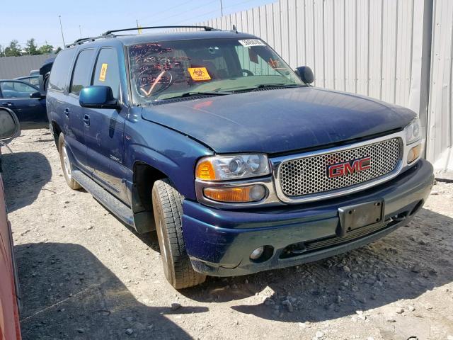 1GKFK66U76J117700 - 2006 GMC YUKON XL D BLUE photo 1