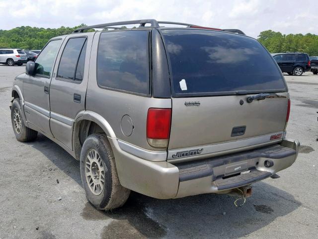 1GKDT13W3Y2307956 - 2000 GMC JIMMY / EN GRAY photo 3