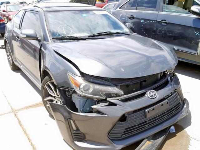 JTKJF5C75E3073842 - 2014 TOYOTA SCION TC GRAY photo 1