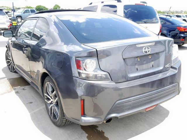 JTKJF5C75E3073842 - 2014 TOYOTA SCION TC GRAY photo 3
