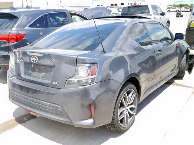 JTKJF5C75E3073842 - 2014 TOYOTA SCION TC GRAY photo 4