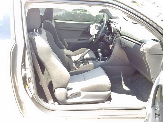 JTKJF5C75E3073842 - 2014 TOYOTA SCION TC GRAY photo 5