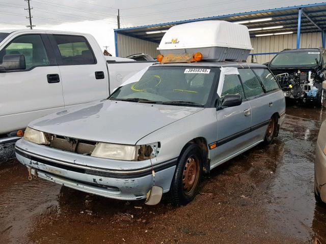 4S4BJ63C2R8952460 - 1994 SUBARU LEGACY L BLUE photo 2