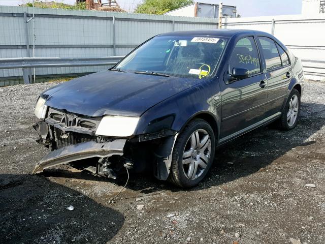 3VWSG69M11M220594 - 2001 VOLKSWAGEN JETTA GLS BLACK photo 2