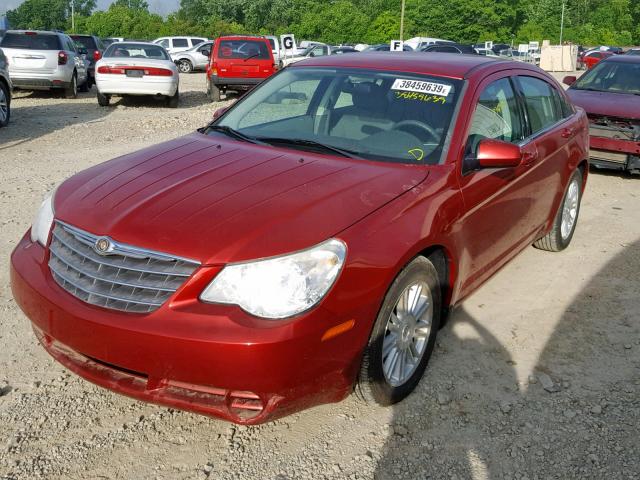 1C3LC56K38N107119 - 2008 CHRYSLER SEBRING TO MAROON photo 2