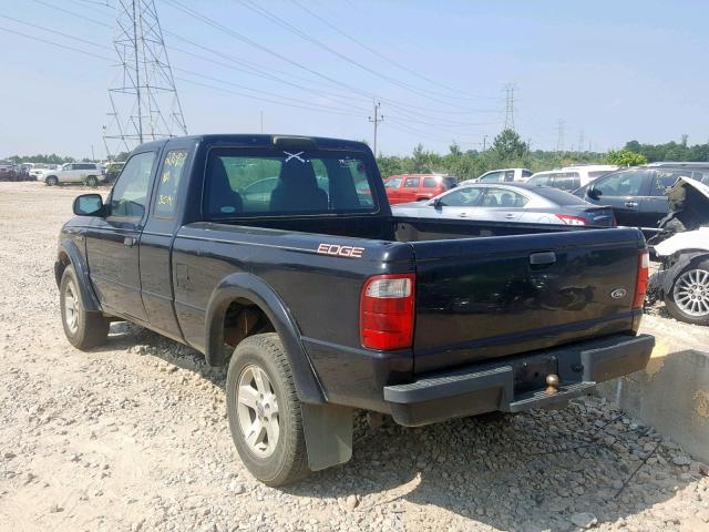 1FTYR14UX5PA37180 - 2005 FORD RANGER SUP BLACK photo 3