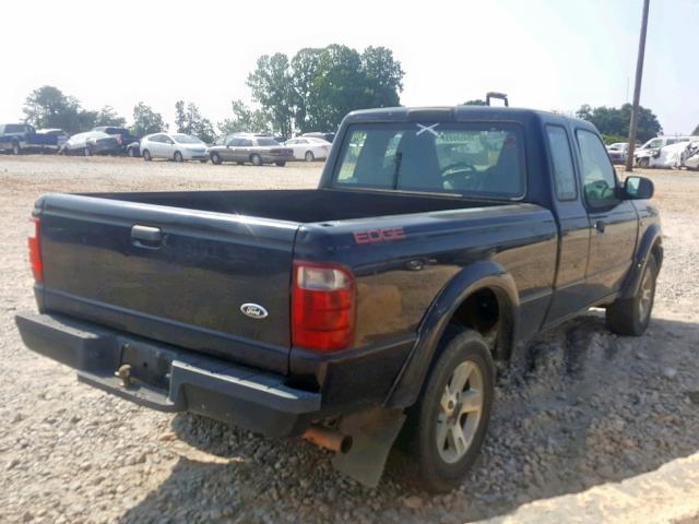 1FTYR14UX5PA37180 - 2005 FORD RANGER SUP BLACK photo 4