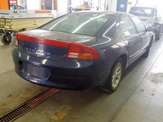 2B3AD56J61H535256 - 2001 DODGE INTREPID E BLUE photo 4