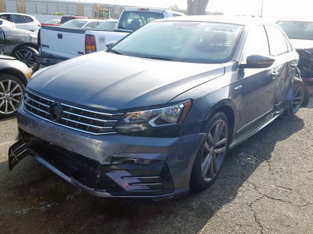 1VWDT7A31HC078062 - 2017 VOLKSWAGEN PASSAT R-L GRAY photo 2