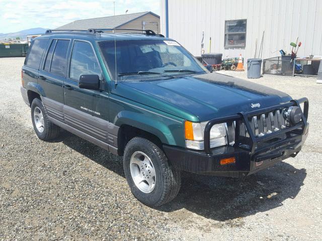 1J4GZ58S4VC671081 - 1997 JEEP GRAND CHER GREEN photo 1