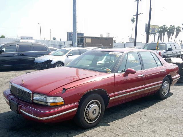 1G4CW52K8TH608776 - 1996 BUICK PARK AVENU RED photo 2