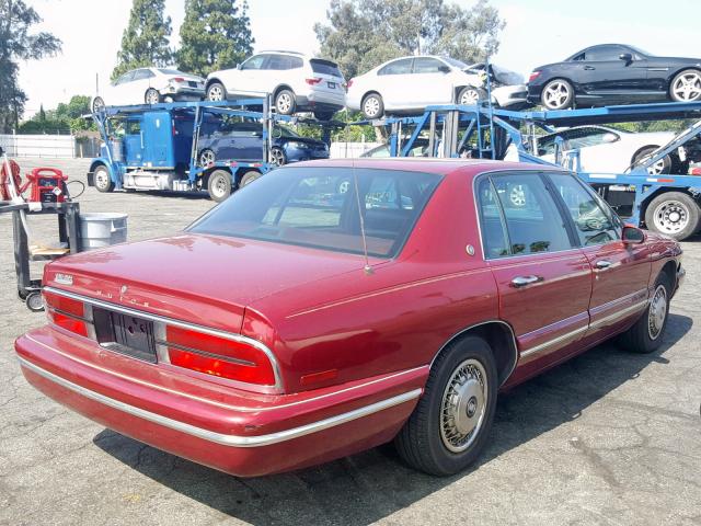 1G4CW52K8TH608776 - 1996 BUICK PARK AVENU RED photo 4