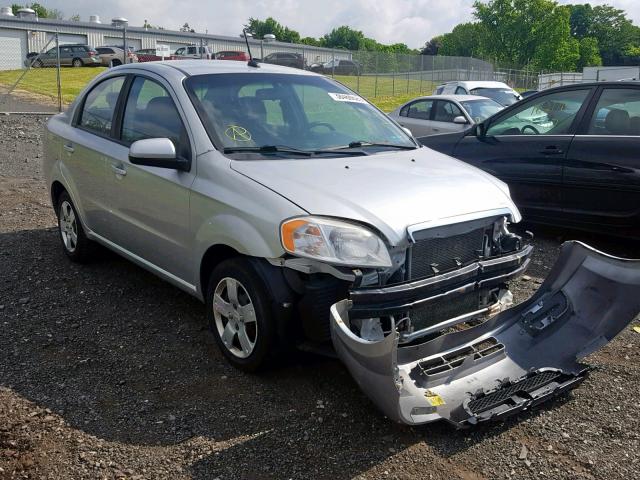 KL1TD5DE7BB196120 - 2011 CHEVROLET AVEO LS SILVER photo 1