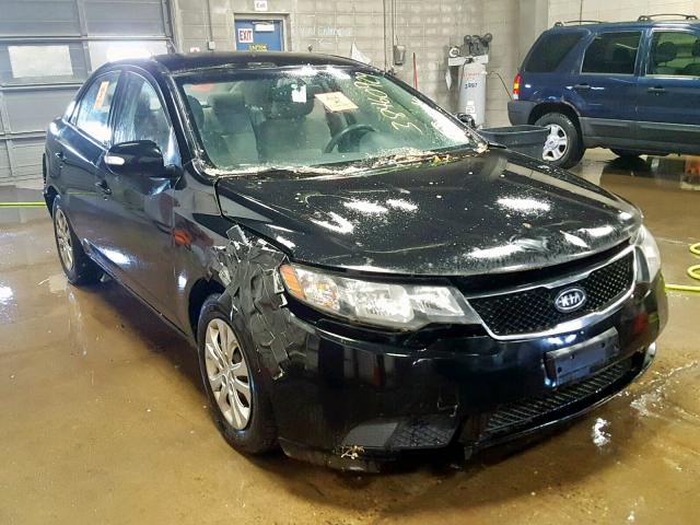 KNAFU4A24A5054604 - 2010 KIA FORTE EX BLACK photo 1