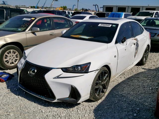 JTHBA1D25K5092346 - 2019 LEXUS IS 300 WHITE photo 2