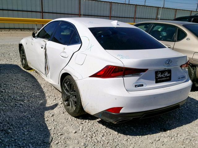 JTHBA1D25K5092346 - 2019 LEXUS IS 300 WHITE photo 3