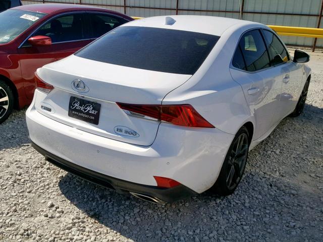 JTHBA1D25K5092346 - 2019 LEXUS IS 300 WHITE photo 4