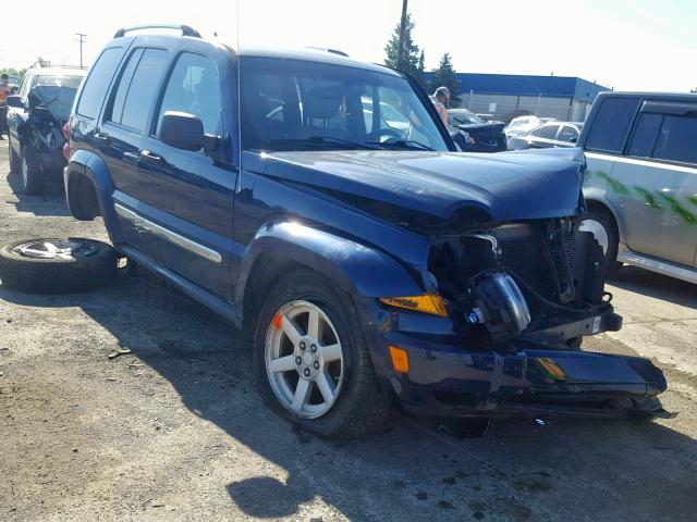 1J4GL58K75W650743 - 2005 JEEP LIBERTY LI BLUE photo 1